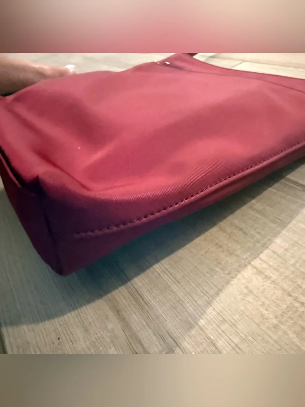 Kate Spade New York Burgundy Jae Flat Crossbody Bag